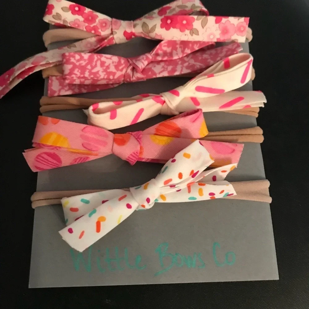 Bias tape bows! Handmade! Have other‎ colors!
